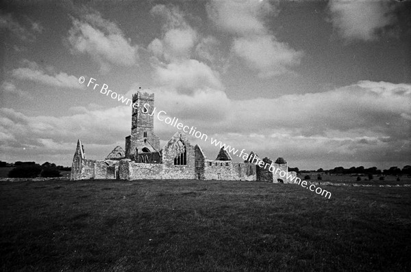 KILCONNELL ABBEY FROM S.E. CLOUDS